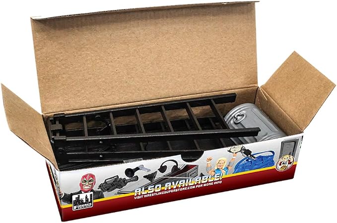 Set of 5 Wrestling Prop Accessories for Wrestling Action Figures | Includes The Most Essential Wrestling Figure Accessories Every Wrestling Action Figure Collection Needs