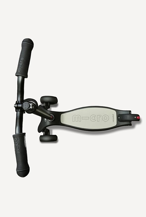Micro Kickboard Reloaded Three-Wheel Scooter for Big Kids, Teens, & Adults – Lean-to-Steer Carving Ride, Adjustable T-Bar, Wide Wheels, Up to 220 lb, Ages 13+