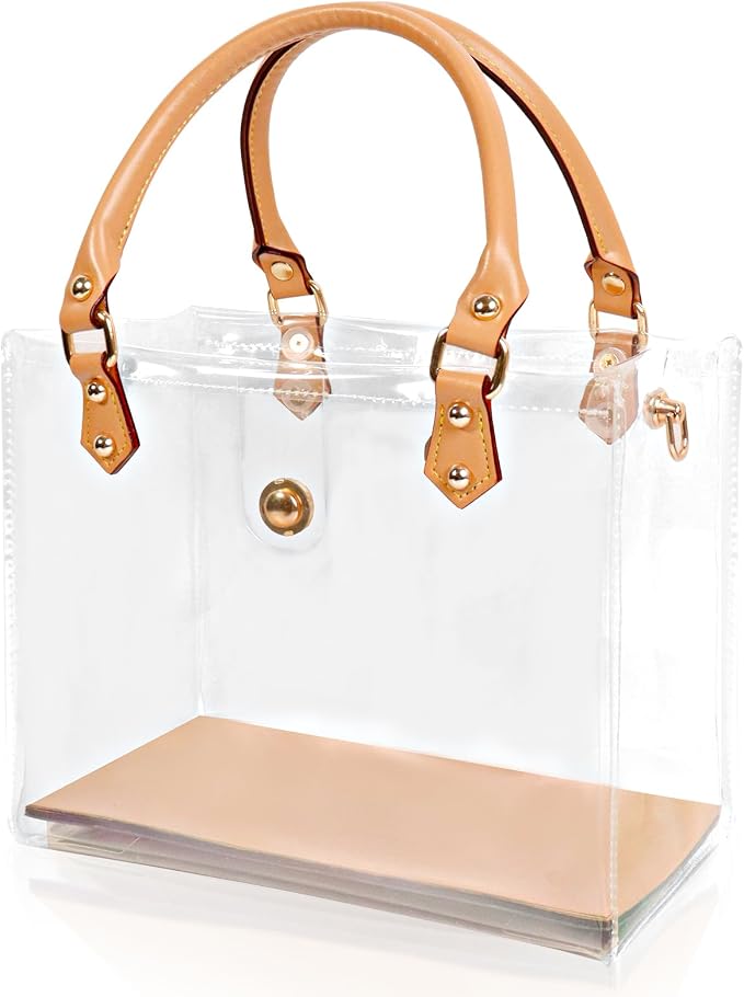 Clear PVC DIY Tote Bag Handbag Making Kit Handmade Gift Bag Craft Accessory Tool Set Birthday Holiday Gift Bag