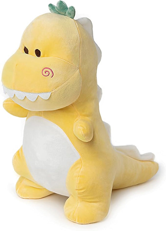 Cute Dinosaur Plush Toy, 15.7" Soft Dino Stuffed Animal Stuffed Dinosaur Plushie Yellow Plush