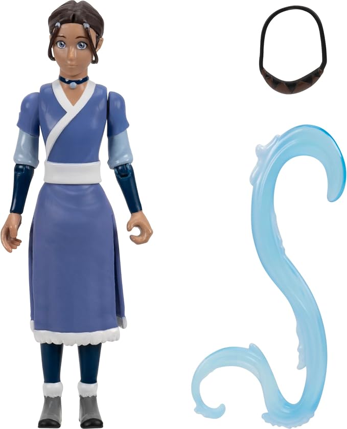 Jazwares Avatar: The Last Airbender Katara (Book One) - 4.5-Inch Scale Figure with Water Whip and Battle Action