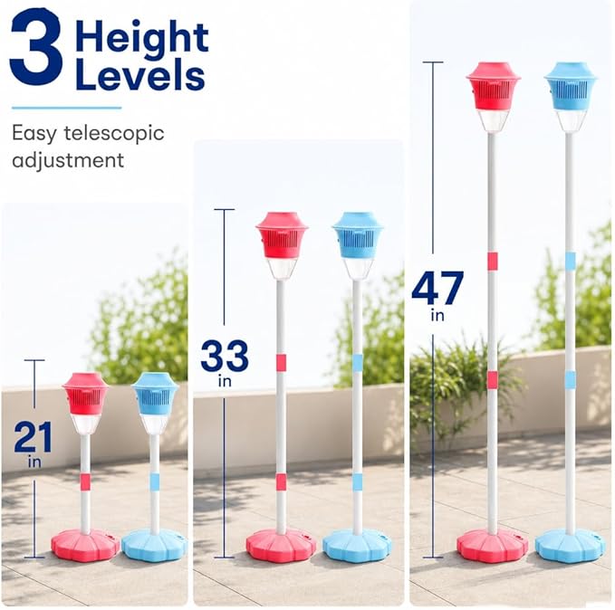 New Bubble Machine, 47in Rechargeable Automatic Bubble Maker with Light Music, 3 Level Heights Adjustable, Detachable Bubble Wand for Outdoor Party Wedding, Includes Bubble Solution (Red)