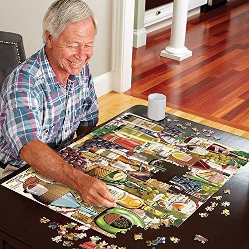 White Mountain 1000 Piece 80's Jigsaw Puzzle Unique Iconic Collage Puzzle with Large Pieces Gift for Adults and Family 24"x30" - 80's Girl