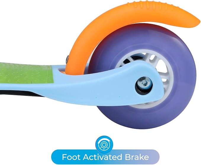 Kick Scooter for Kids, 3 Wheel Self Balancing, Light Up LED Wheels