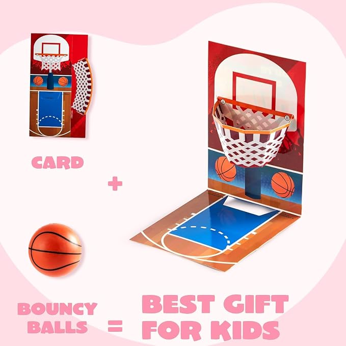 JOYIN 36 Pcs Valentine’s Day Soccer Football Volleyball Basketball with Sports Game Cards for Kids Valentine's Classroom Exchange Prizes, Valentines Games Toys for Party Favor Supplies
