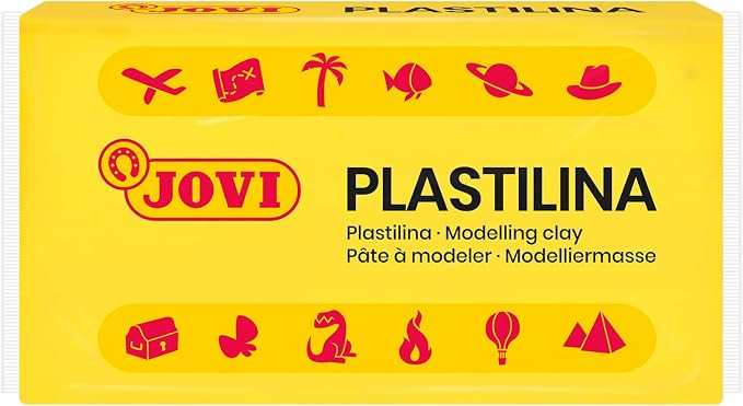 Jovi - Reusable Non-Hardening Modeling Clay, 30 Yellow Bars, 1.75 oz Each | Total of 3.3 lb, Perfect for Arts & Crafts Projects