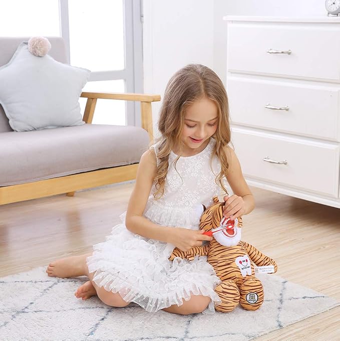 Tooth Fairy Plush Doll, Dental Stuffed Oral Health Presentation Puppet Doll Tooth Fairy Dental Educational Plush Small Size Doll with Teeth for Kids Chidren Boys Girls