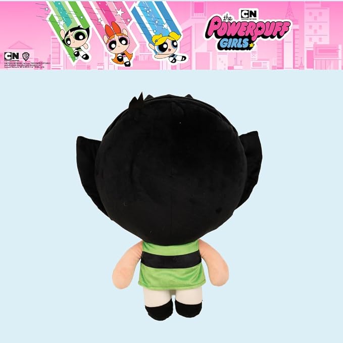 The Powerpuff Girls Buttercup Bedding Super Soft Cozy Decorative Cuddle Pillow, (Officially Licensed Product) By Franco Collectibles
