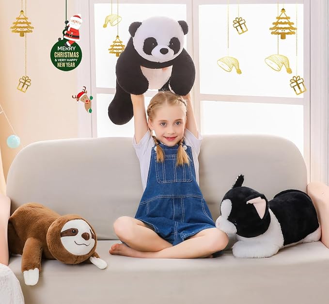 Sloth Weighted Stuffed Animals 5lbs- 24 Inch Weighted Plushies Sloth Stuffed Animals - Big Plush Pillow Cute Plush Toy Gifts for Kids & Adults