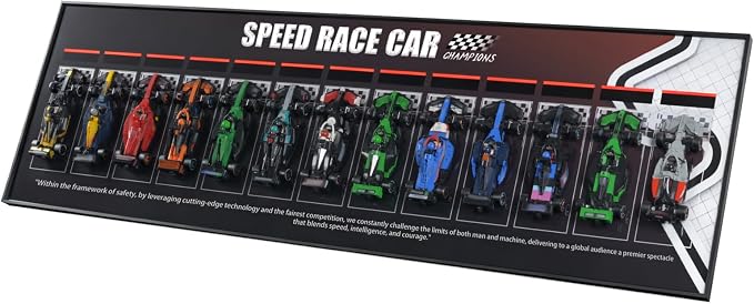 Wall Mount Designed for Lego Speed Champions F1 Performance Race Car Building Set 77242-77251 Adult Collectibles Wall Display Mount Home or Office Décor Gradient Color (No Car Included)