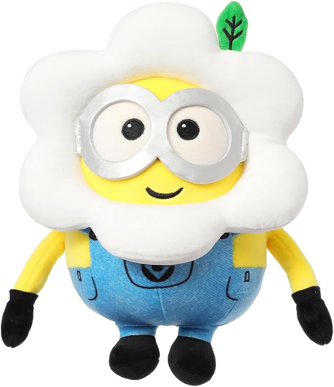 MINISO 9" Daisy Minions Stuffed Animals Plush Toys, Cute Sleeping Bedding Stuffed Animals Kawaii Plushies Pillow for Kids Toddler Toys Boys Girls