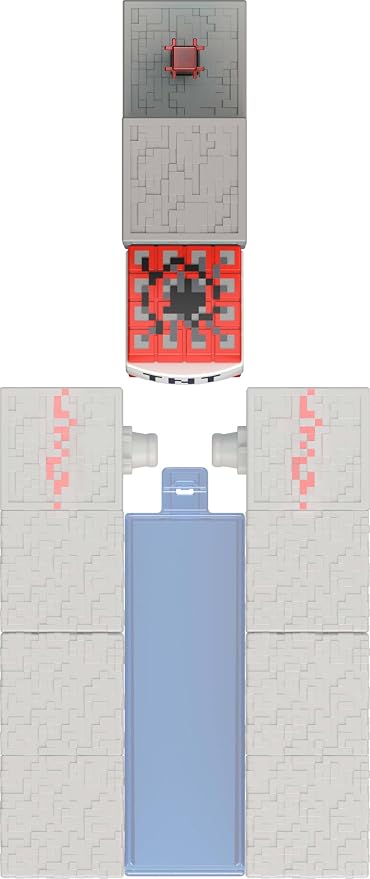 Mattel Minecraft Toys, Enderman Action Figure with Accessory & Redstone Building Piece, 3.25-inch Scale Collectible Set Inspired by Video Game