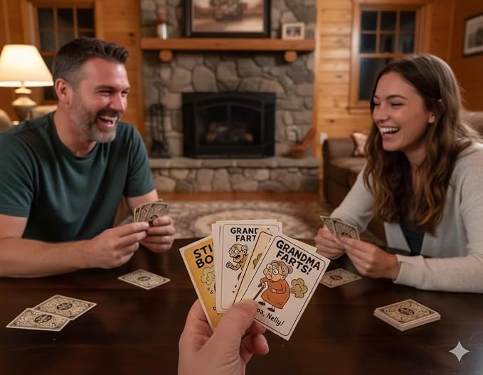Card Game – The Hilarious Family Card Game that Will Make You Laugh Out Loud | Funny Party Card Game for Kids & Adults | 2–6 Players | Indoor Summer Activities | Ages 4+ (Amazon Exclusive)