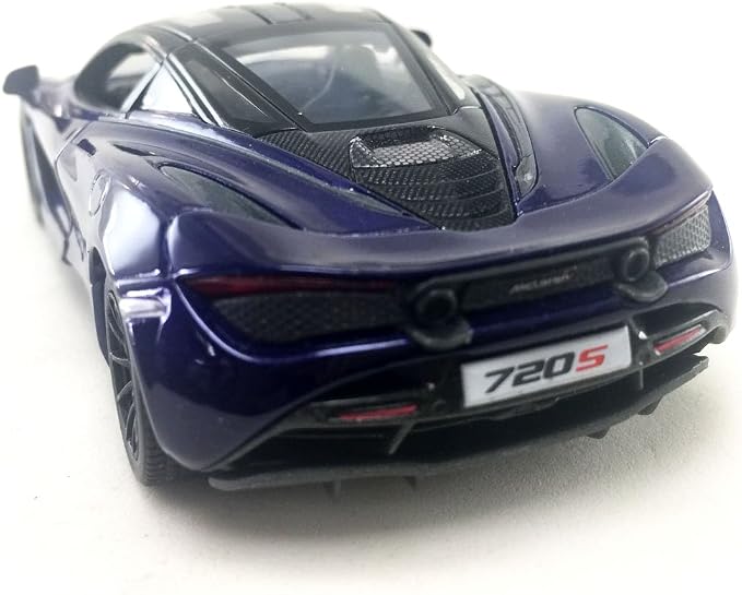 KiNSMART McLaren 720s 5 Inch 1:36 Scale Die Cast Metal Model Toy Super Sports Car (Purple)
