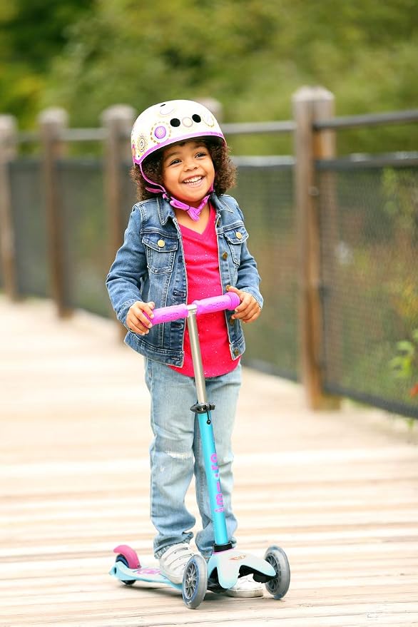Micro Kickboard | Mini Kids Scooter for Ages 2-5 | Children up to 110 lbs | 3 Wheel Lean-to-Steer Design | Adjustable T Bar | Smooth Ride PU Wheels | Swiss Design