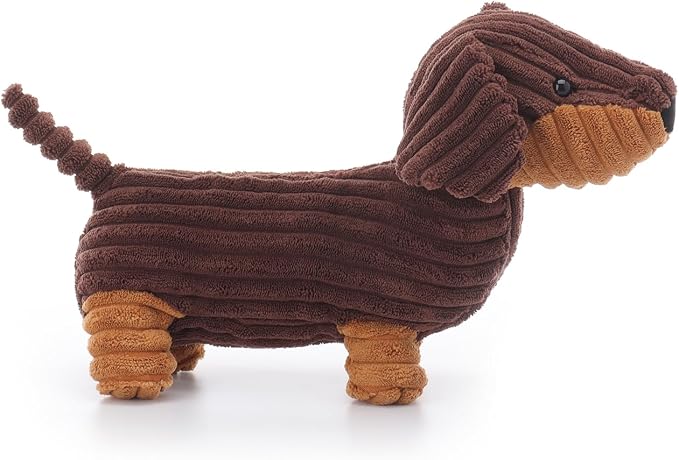 Apricot Lamb Henry Dachshund Stuffed Animals for Kids, Soft Cute Plush Toys for Baby Girl and Boy, 10.6 Inches