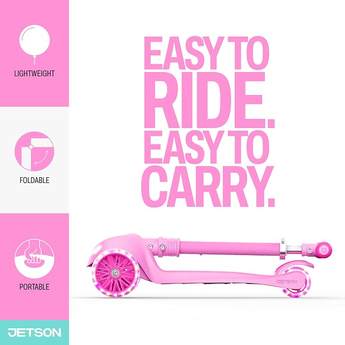 Jetson Scooters - Jupiter Mini Kick Scooter, Foldable, Lightweight, Portable