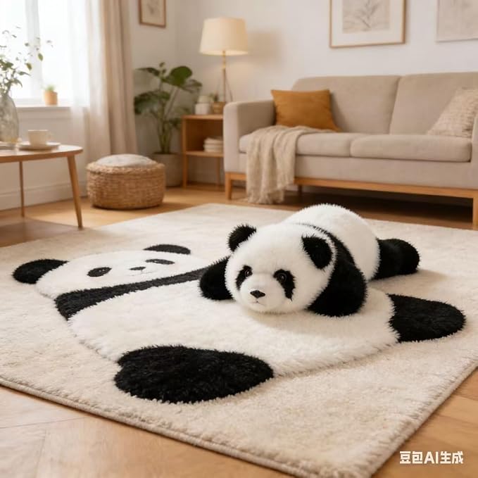 Panda Stuffed Animal, 10" Panda Plush Toy Stress Relief Plush Toy Birthday Christmas Valentine's Day Gift for Kids Adults