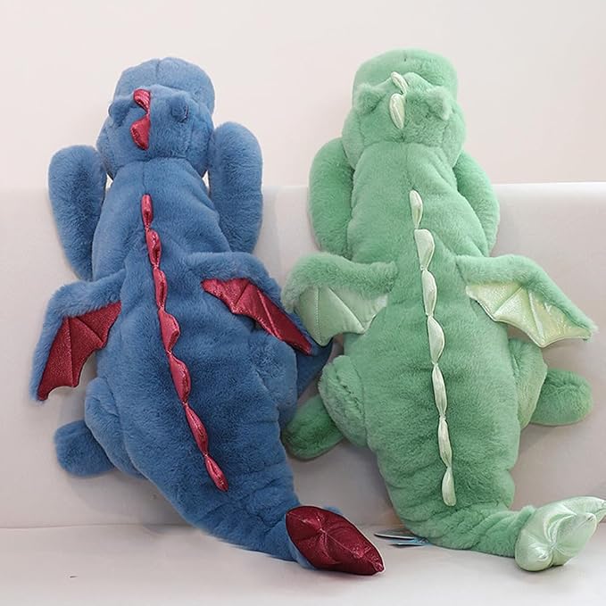 Weighted Dragon Stuffed Animal 43.3Inches 7Lbs, Large Plush Green Weighted Stuffed Animals Toy for Kids, Pink White Green and Blue Available. Very Cute Plushie Dragon