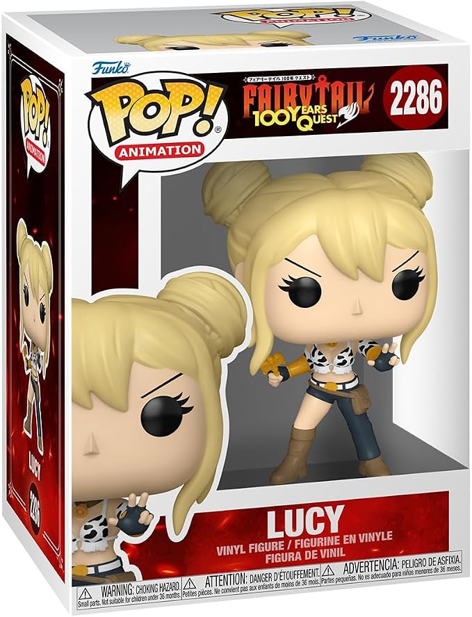 Funko Pop! Animation: Fairy Tail 100 Years Quest - Lucy - Collectable Vinyl Figure - Gift Idea - Official Merchandise - Toys for Kids & Adults - Anime Fans - Model Figure for Collectors