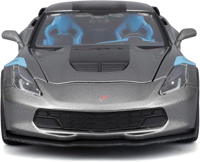 Maisto 1:24 Assembly Line 2017 Chevrolet Corvette Grand Sport - Grey