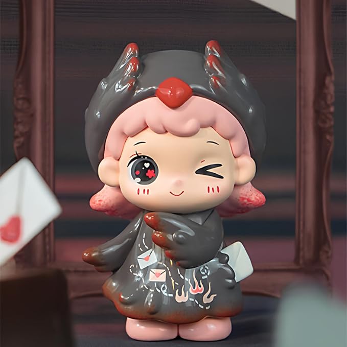 YAMSLAM Cute Magic Academy Series Box Figures Collectible Mystery Box for Desk Decor DIY Birthday Gifts, Random 1pc of 11 Styles