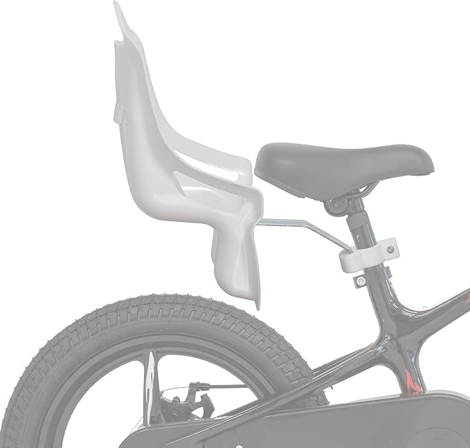 Doll Bike Seat for Girls – Bicycle Doll Chair for 12–20 Inch Kids Bikes, Compatible with American Girl, White