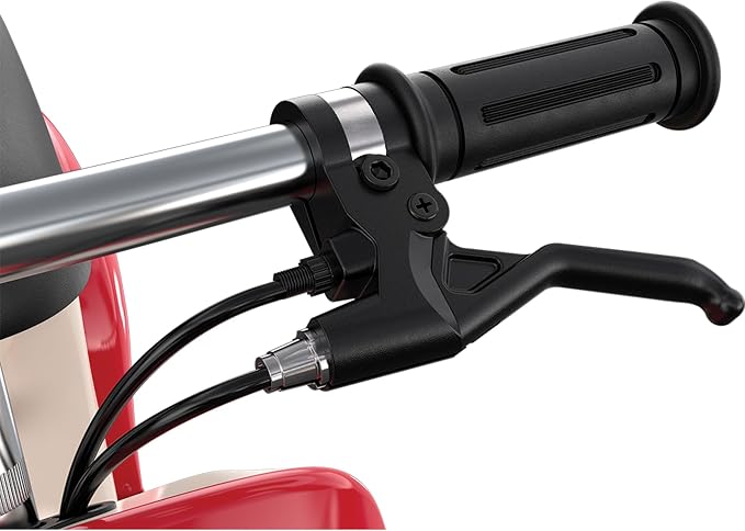 Razor Electric Retro Scooter for Ages 8+, 170 lb Max Weight, Red, w/ 250W Motor, 12” Tires & 24V Battery, Up to 15 MPH, Pocket Mod – Lightweight Ride On Motorcycle Bike for Young and Teen Riders