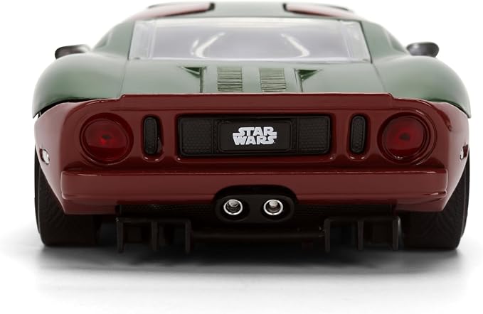 Jada Star Wars Boba Fett with 2005 Ford GT Die-Cast Vehicle and Figure Set 1:24 Scale Toys