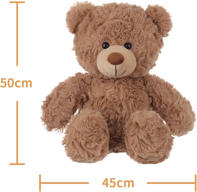 Apricot Lamb Plush Brown Teddy Bear Stuffed Animal Soft Cuddly Toy Perfect for Child 19.5 Inches