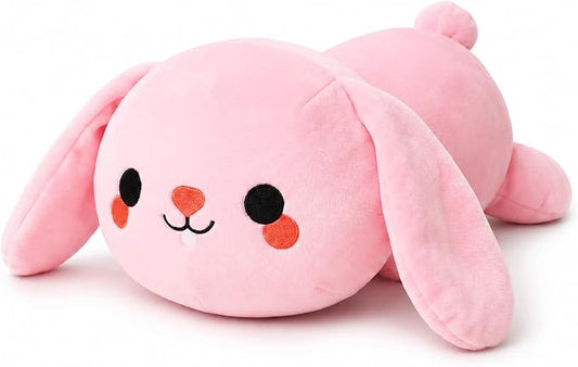 TOYSYM Weighted Stuffed Animals, 3.74 lbs Bunny Stuffed Animal with Weighted Beads, Cute Plush Toy Pillow Gifts for Adults Kids Boys Girls