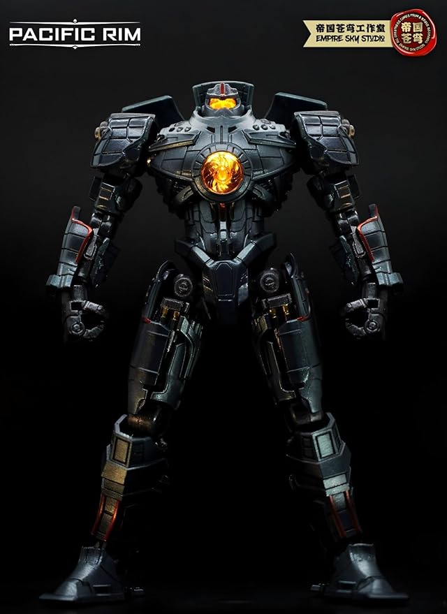 Pipigirl x Empire Sky Studio 1/12 Pacific Rim Mech Action Figure, Boxed Unique Figure Idea, 5 in Assembly Collectible Mecha Action Figures Kits