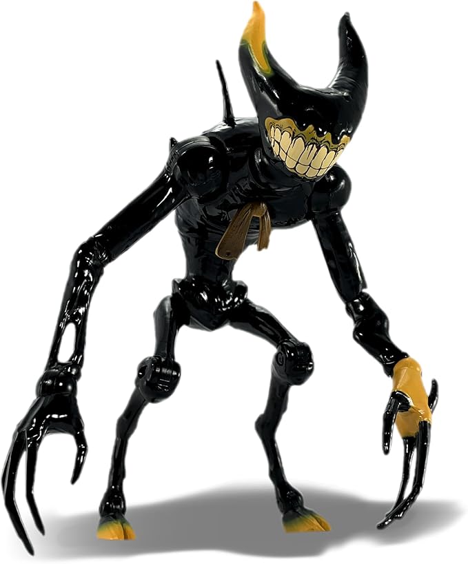 Bendy and the Ink Machine Collectible Action Figures 6.5” Scale Ink Demon with The End Reel Accessory