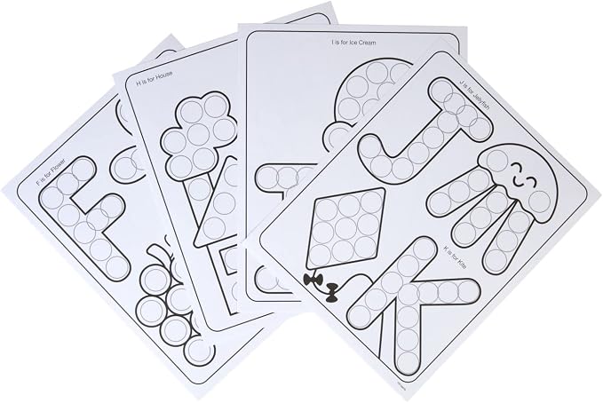 Crayola Washable Dot Markers Activity Set, 30 Toddler Coloring Pages & 4 Washable Markers, Dot Paints for Toddlers, Toddler Gifts, Ages 3+