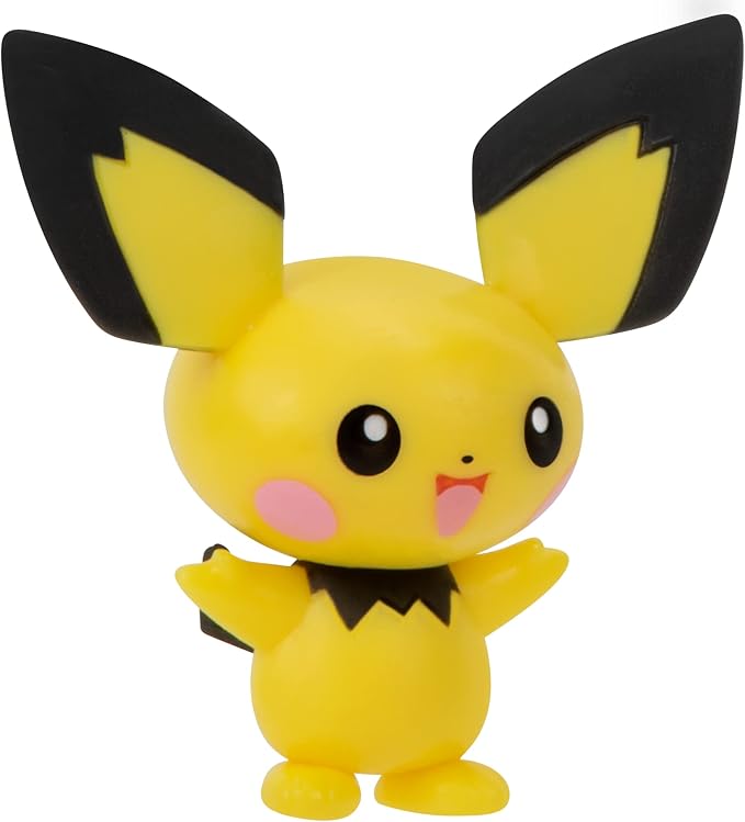 Pokemon Select Evolution 3 Pack - Features 2-Inch Pichu and Pikachu and 3-Inch Raichu Battle Figures