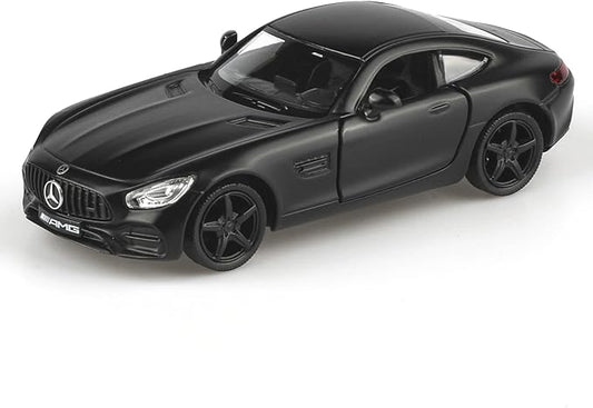 TOKAXI 1/36 Scale Mercedes Benz AMG GTS Diecast Cars Models,Pull Back Vehicles Toy Cars,Cars Gifts for Boys Girls (Black)