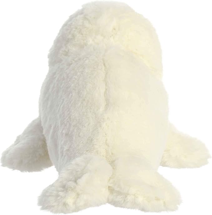 Aurora® Responsibly Made Eco Nation™ Seal Stuffed Animal - Ideal for Playtime Adventures - Perfect for Birthdays or Just Because - White 12 Inches