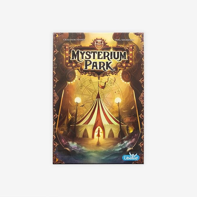 Asmodee Mysterium Park Board Game - Uncover Dark Secrets in a Charming Carnival Setting, Cooperative Mystery for Kids & Adults, Ages 10+, 2-7 Players, 28 Minute Playtime