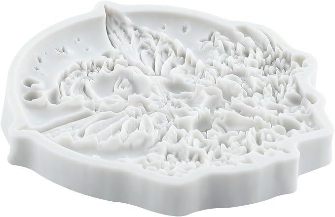 Flower Fairy Polymer Clay Molds Butterfly Fairy Silicone Mold for Epoxy Resin Casting DIY Crafts Air Dry Polymer Crafts Supplies Clay Tools