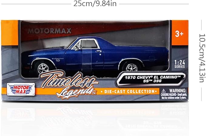 MotorMax 1:24 Scale American Classics 1970 Chevrolet El Camino SS' 396 Diecast Model Car