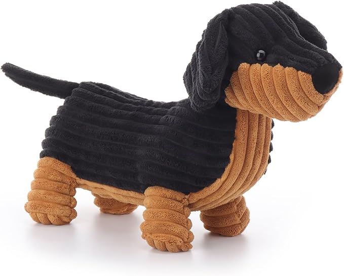 Apricot Lamb Dachshund Fulan Stuffed Animals for Kids, Soft Cute Plush Toys for Baby Girl and Boy, 13.5 Inches