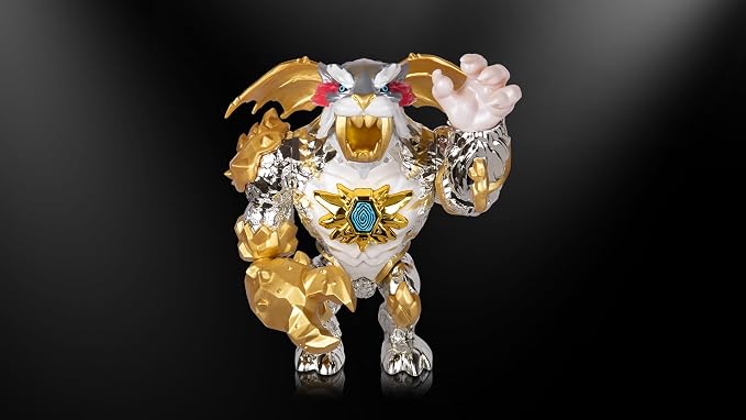 MrBeast Lab Apex Beast Tiger Collector Figure, 6.25" Tall, with Extreme Detailing, Premium Packaging, 13 Points of Articulation & Chomp Jaw - Styles May Vary