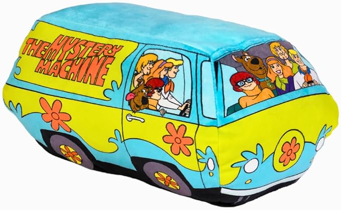 Scooby Doo Mystery Machine Van Bedding Super Soft Cozy Decorative Cuddle Pillow, (Officially Licensed Product) By Franco