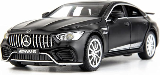 WAKAKAC 1/32 AMG GT63 Model Car Alloy Diecast Pull Back Toy Car with Sound and Light Door Can Be Opened Toy Vehicle for Kids Gift(Black)
