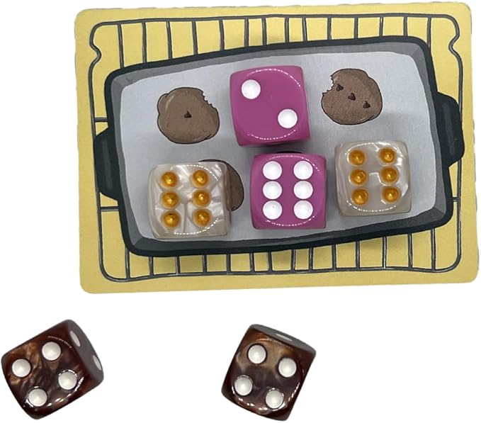 Lethal Chicken Games Dice Batter – Fun Dice Game for Kids and Families | Fast-Paced for 2-4 Players | Party Classroom or Travel Game for Ages 8-12 & Parents| Food-Themed Board Game