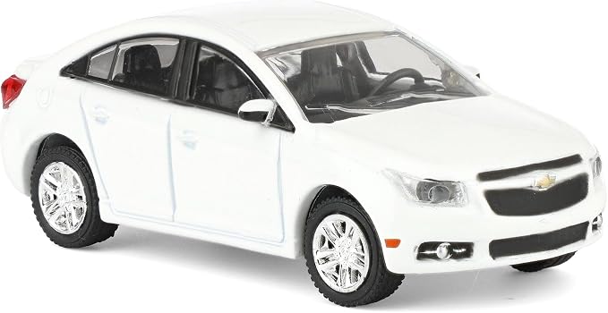 Greenlight 1/64 2013 Chevy Cruze, White, Rick's Auto Sales, LP Diecast Exclusive 51622