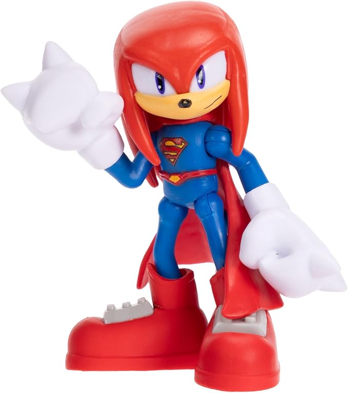 DC X Sonic Collectable 2.5 Inch Scale Action Figures Knuckles Silver Rouge Dr. Eggman Featuring Multiple Points of Articulation for Action-Packed Posing