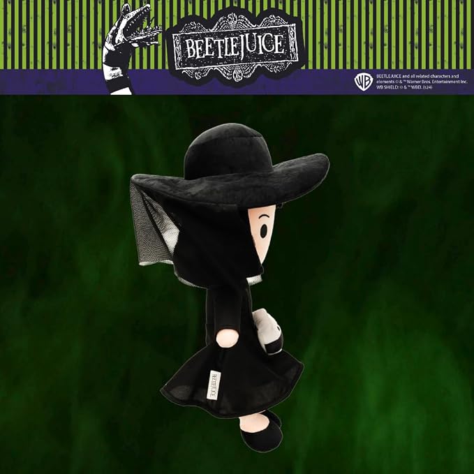 Beetlejuice Halloween Lydia Deetz Bedding Super Soft Plush Decorative Throw Pillow, (Officially Licensed Product) by Franco Collectibles
