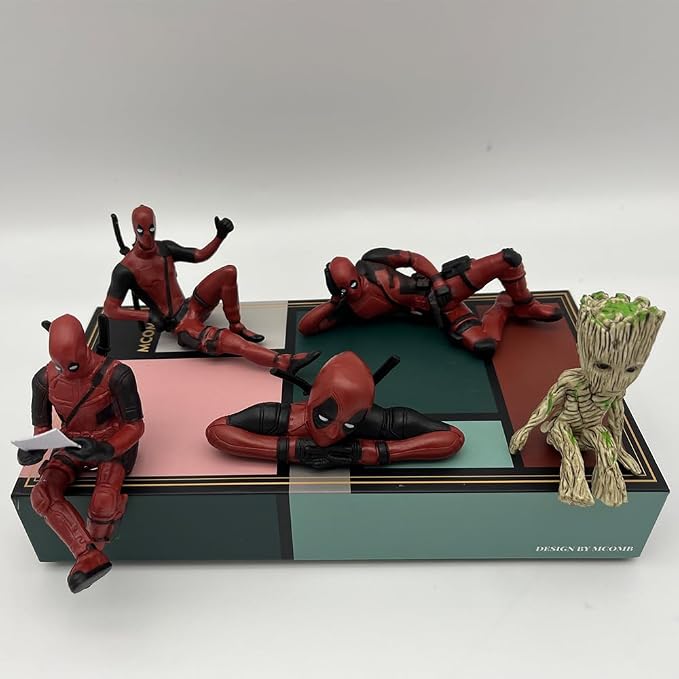 5Pcs Action Figure Set, Birthday Cake，Classics Figures Model for Home, Car, Desk and Computer Decorations，The Best Gift