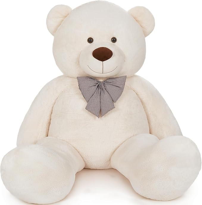 MaoGoLan Giant Teddy Bear 10ft Stuffed Animal, Huge Jumbo Size 10 Feet Teddy Bear Plush, Charming and Fluffy Bear for Decorations, Celebrations,Valentines Day,Baby Shower,White